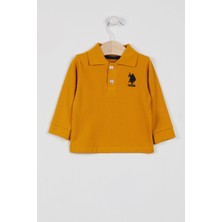U.S. Polo Assn. U.s. Polo Assn Lisanslı Classic Hardal Erkek Bebek Uzun Kol Yakalı Sweatshirt