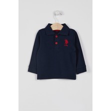 U.S. Polo Assn. U.s. Polo Assn Lisanslı Classic Lacivert Erkek Bebek Uzun Kol Yakalı Sweatshirt