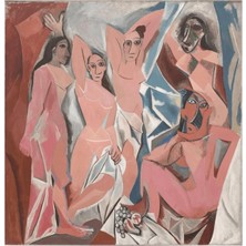 Canvas Picasso Avignonlu Kızlar Sayılarla Boyama Seti Rulo 70 x 90 cm