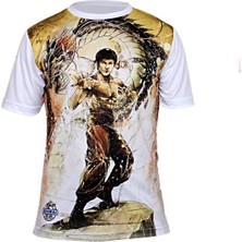 Bruce Lee Dijital Baskılı T-Shirt Dosmai SBT136 Xs