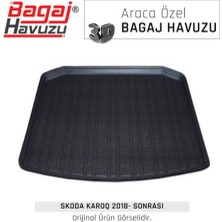Born Garage 2017 Skoda Karoq Bagaj Havuzu Tam Uyumlu Kauçuk