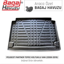Born Garage 2016 Peugeot Partner Tepee Bagaj Havuzu 3D Kauçuk
