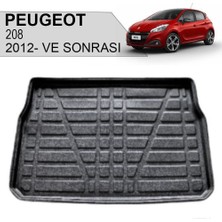 Born Garage 2020 Peugeot 208 Bagaj Havuzu Uyumlu 3D Model Kokusuz Kauçuk