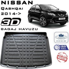 Born Garage 2015 Nissan Qashqai 3D Bagaj Havuzu Kokusuz Kauçuk