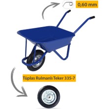 Kanat Troyka Tüplas Rulmanlı Teker Demonte El Arabası 0.60 mm Sac