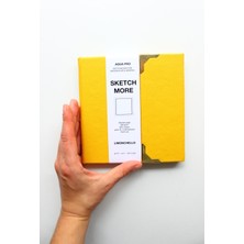 Poli Art Design Kare 50% Pamuklu Cilt Defteri Pro 15X15 cm (Suluboya ve Grafik Için) Pro Watercolor Sketchbook