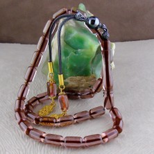 Tesbih Rüyası Şeffaf Kahve Sıkma Kehribar Tesbih