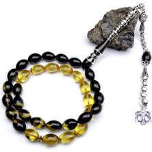 Tesbih Rüyası Gümüş Nakkaş İmameli Kehribar Tesbih