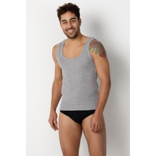 Miorre Kaşkorse Erkek Atlet %100 Pamuklu Rahat Kesim Sporcu Kullanımı için Uygun