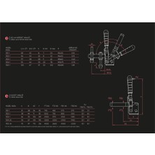 Enigma Clamp Dikey Bağlantı Elemanları / 1101-Y / Yatay Taban