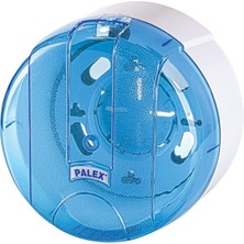 Palex 3442-1 Mini Pratik Tuvalet Kağıdı Dispenseri Şeffaf Mavi