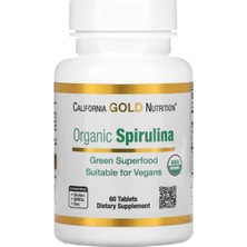California Gold Nutrition California Gold Nutrition, Organic Spirulina, 500 Mg, 60 Tablets