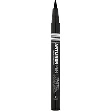 Pastel Pro Fashion Artliner Pen 01 Black 0,8ml