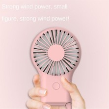 Xhltd 1200 Mah Plastik Elle Tutulan Fan, Taşınabilir, Hafif, Şarj Edilebilir, Öğrenci Yurtlarında Küçük Fanlar Için Uygun (Yurt Dışından)