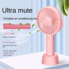 Xhltd 1200MAH Plıstıc El Fan, Taşınabilir Şarj Edilebilir Usb, Öğrenci Yurtlarında Küçük Fan Için Uygundur (Yurt Dışından)