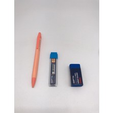 Gıpta Pastel-X 0.7 Versatil Kalem + Gıpta 0.7 2b 60MM Uc + Gıpta Premium Mavi Sınav Silgisi