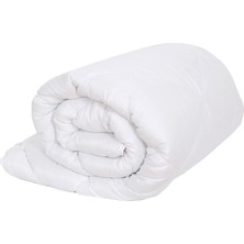 Amazon Ev Çift Kişilik Silikon Yorgan Düz Beyaz 195 x 215 cm