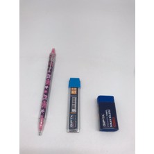 Gıpta Color-X2 0.7 Versatil Kalem + Gıpta 0.7 2b 60MM Uc + Gıpta Premium Mavi Sınav Silgisi