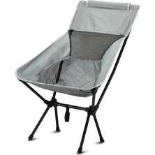 Xhltd Açık Moon Sandalye Kamp Barbekü, Taşınabilir Katlanır Backrest Yüksek (Yurt Dışından)