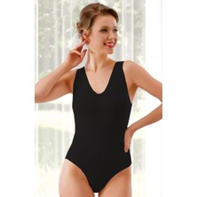 Layza Form 17600 Kadın Iz Yapmaz Kalın Askılı Mikro Elyaf Boy Body Korse