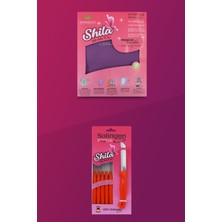 Shila 4'lü Mikrofiber Bez ve Shila 6'lı Solingen  Turuncu Bıçak Seti