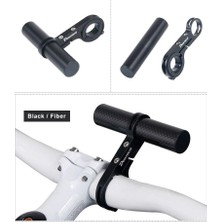 Profisher M365 Elektrikli Scooter Için Gidon Montaj Ek Bar 10CM Karbon Boru Siyah