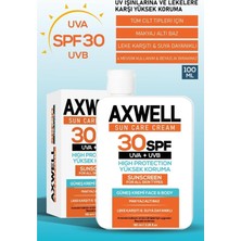 Axwell Sun Care Cream Güneş Kremi Yüksek Koruma 30 Spf 100ML