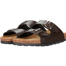 Gezer Paleng Mantar Taban Şiltesi Deri Erkek Terlik