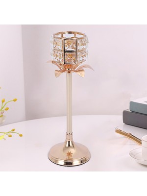 Modern Mozaik Mum Tutucu Şamdan Stand Düğün Dekor Ev Şamelabra 7X29CM(Yurt Dışından)