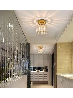 SLD Lambalar Küçük Kristal Tavan Işık Kristal Ch Elier Modern LED Tavan Işık Kolye Fikstür (Yurt Dışından)