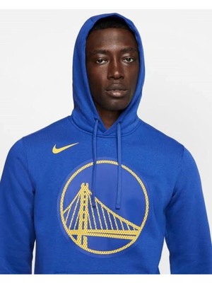 Nike Erkek Lacivert Nba Golden State Warriors Sweatshirt AV0332-495