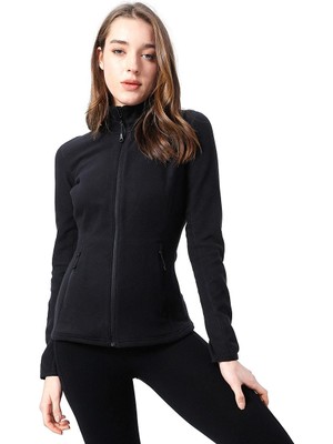 The North Face W Resolve Fleece Fz Kadın Siyah Outdoor Polar NF0A4SVWJK31