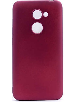 Alcatel A3 Kılıf Silikon Yumuşak Dokulu Premium- Mürdüm