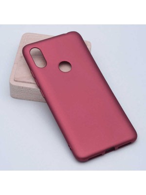 Nevarium Xiaomi Redmi S2 Kılıf Silikon Yumuşak Dokulu Premium- Mürdüm