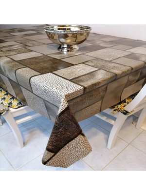 Başak Ev Tekstili Elyaflı Pvc Muşamba - Desenli Silinebilir Masa Örtüsü
