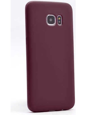 Nevarium Galaxy Note 5 Kılıf Silikon Yumuşak Dokulu Premium- Mürdüm