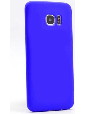 Nevarium Galaxy Note 5 Kılıf Silikon Yumuşak Dokulu Premium- Saks Mavi