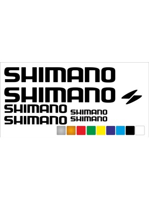 Oto Sticker Shimano Bisiklet Kadro Sticker Seti Premium Kalite