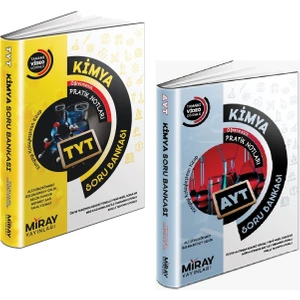 Miray Yayınları TYT AYT Kimya Soru Bankası Seti 2 Kitap 2023