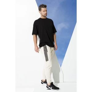 For You Man 2'li Yanı File Detay T-shirt Taş Joger Takım S27156