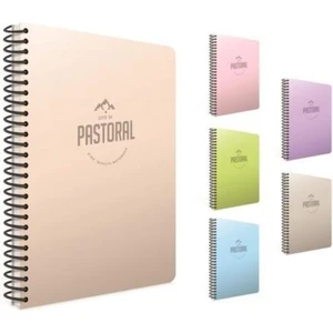 Pastoral 60 Yp. A4 Spiralli Pp. Kapak Defter Kareli (4 Lü Paket) 3234