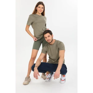 Oversize Fit Pamuklu Kısa Kollu Basic Uniseks Kadın Erkek Tişört