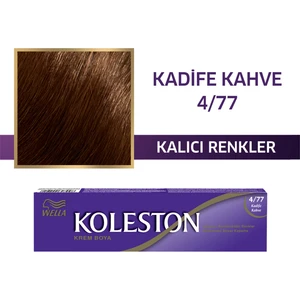 Wella Koleston Single 4/77 Kadife Kahve