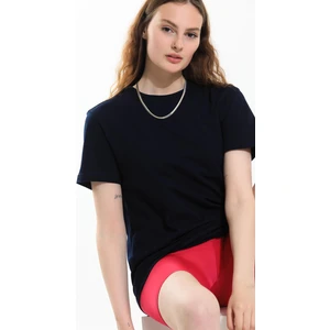 Oversize Fit Pamuklu Kısa Kollu Basic Uniseks Kadın Erkek Tişört