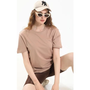 Oversize Fit Pamuklu Kısa Kollu Basic Uniseks Kadın Erkek Tişört