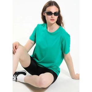 Oversize Fit Pamuklu Kısa Kollu Basic Uniseks Kadın Erkek Tişört