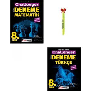 Kafa Dengi Yayınları  LGS 8.Sınıf Challenger Matematik ve Türkçe Deneme