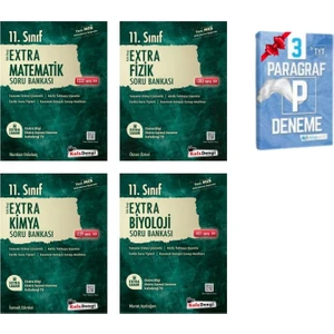 Kafa Dengi Yayınları 11.Sınıf Extra Matematik Fizik Kimya ve Biyoloji Soru Bankası