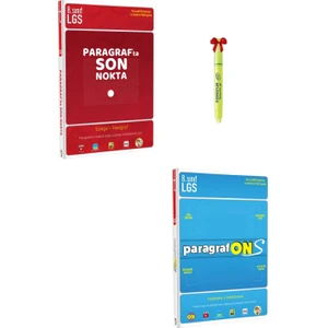 Tonguç Akademi LGS 8. Sınıf Paragraf Ta Son Nokta ve Paragrafons
