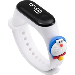 Dzc Kuzenler Avm Dijital Dokunmatik LED Ekran Su Geçirmez Figürlü Çocuk Kol Saat Slikon Kordon Bileklik Karakterli